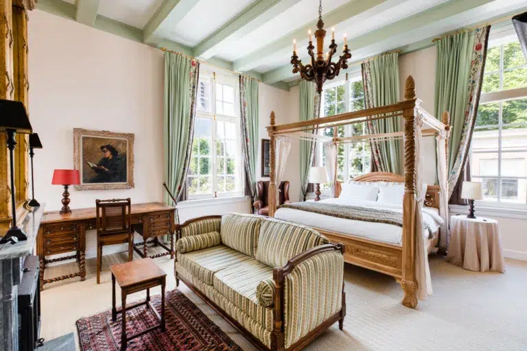 Klassiek interieur slaapkamer