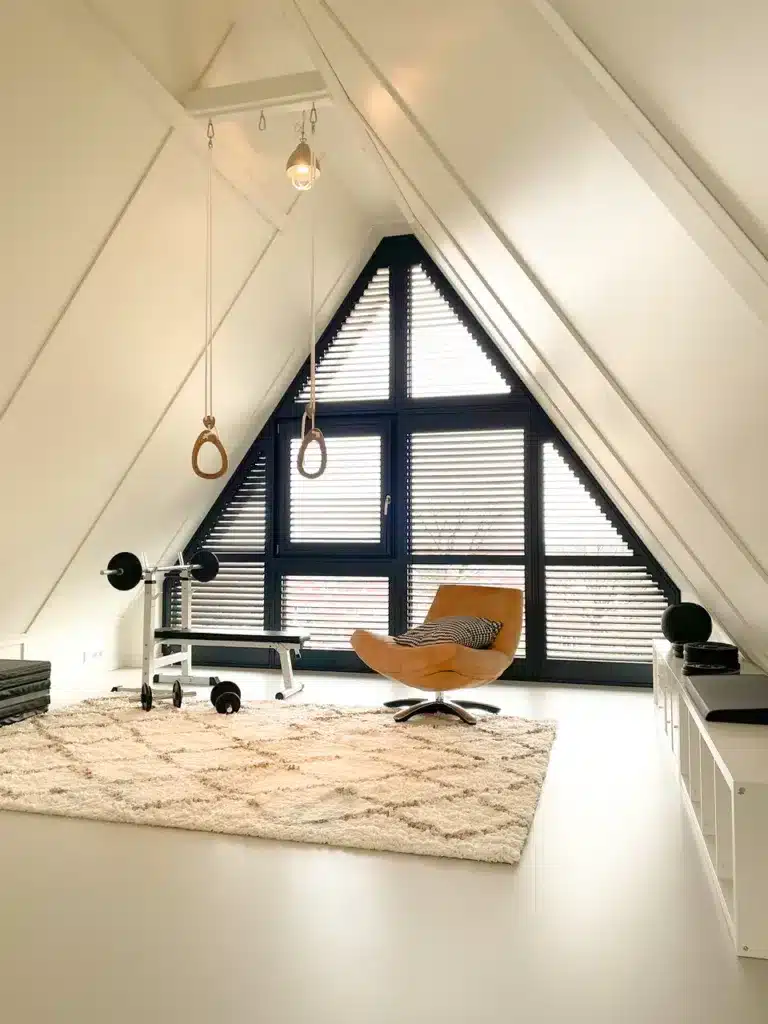 Scandinavisch interieur zolder