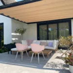 Scandinavisch interieur buiten