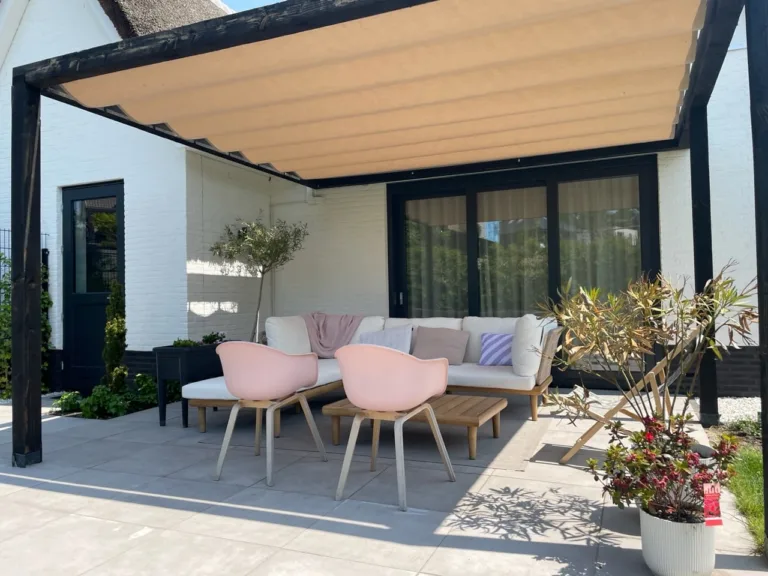 Scandinavisch interieur buiten