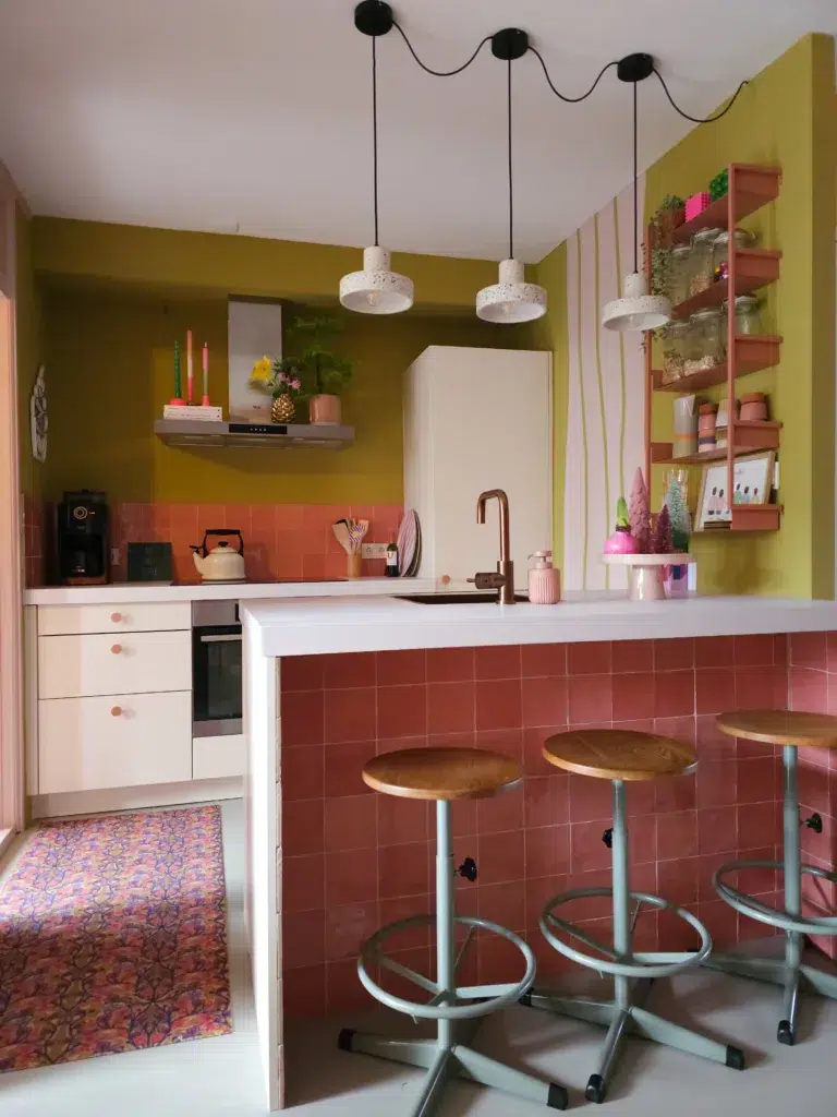 Roze keuken