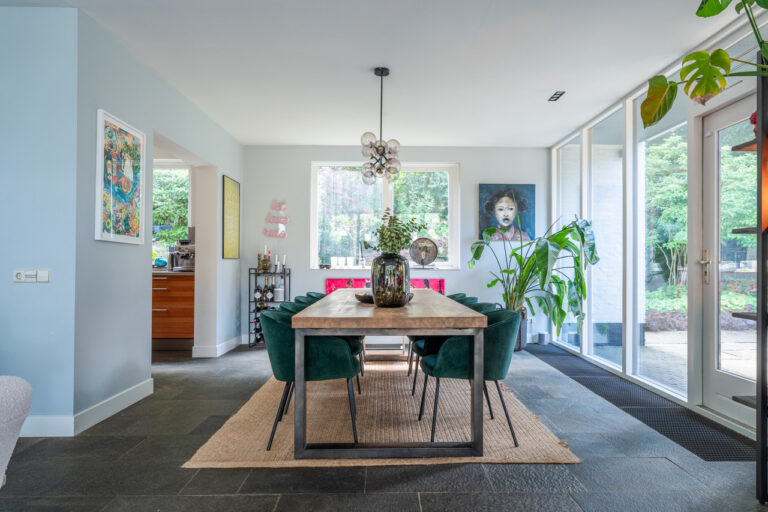 Bungalow jaren 70 interieur woonkamer