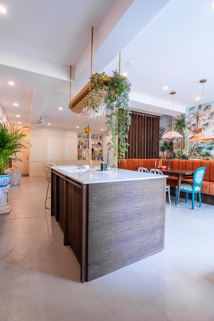 Botanisch retro interieur