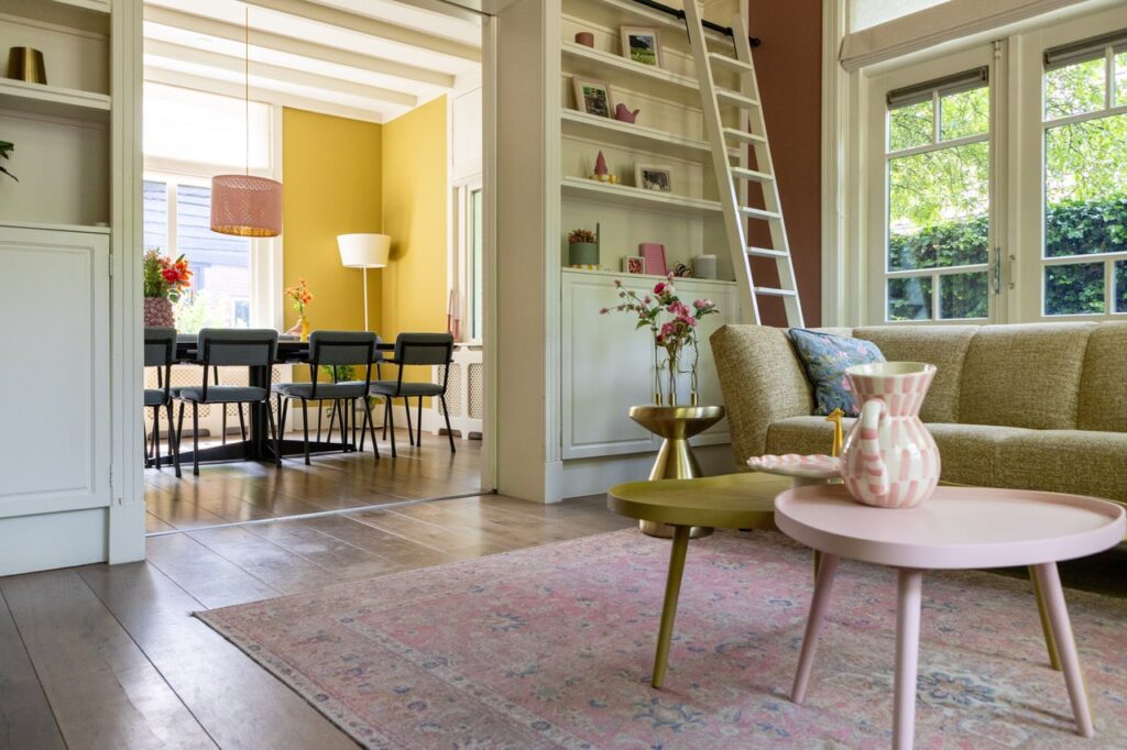 Eclectisch familiehuis met kleur en karakter
