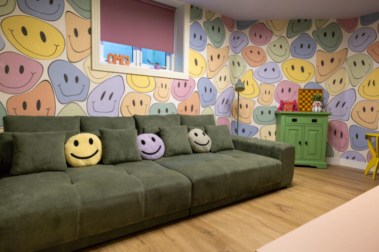 Eclectisch familiehuis met kleur en karakter speelkamer
