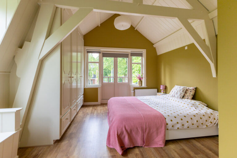Eclectisch familiehuis met kleur en karakter slaapkamer