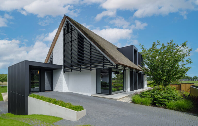 Modern landhuis vooraanzicht