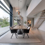 Modern landhuis eetkamer