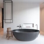 Minimalistische designvilla badkamer