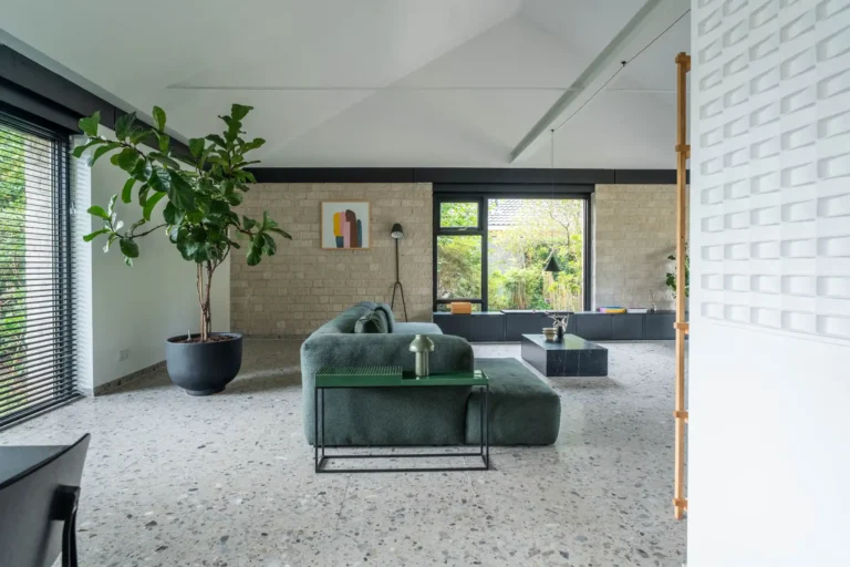 Minimalistische designwoning woonkamer