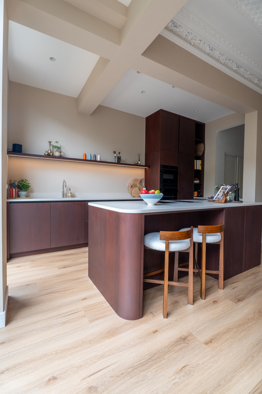 Klassiek herenhuis moderne keuken