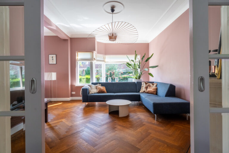 jaren 30 stadsvilla woonkamer