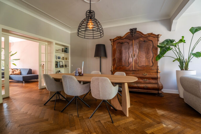 jaren 30 stadsvilla woonkamer