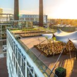 Kantoorlocatie met kleurrijke inrichting