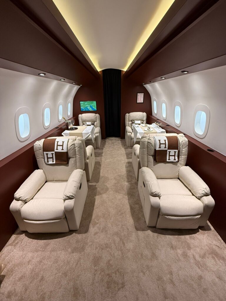 Privéjet shootlocatie