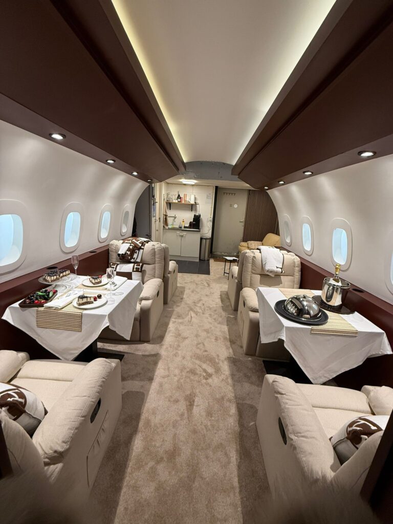 Privéjet shootlocatie