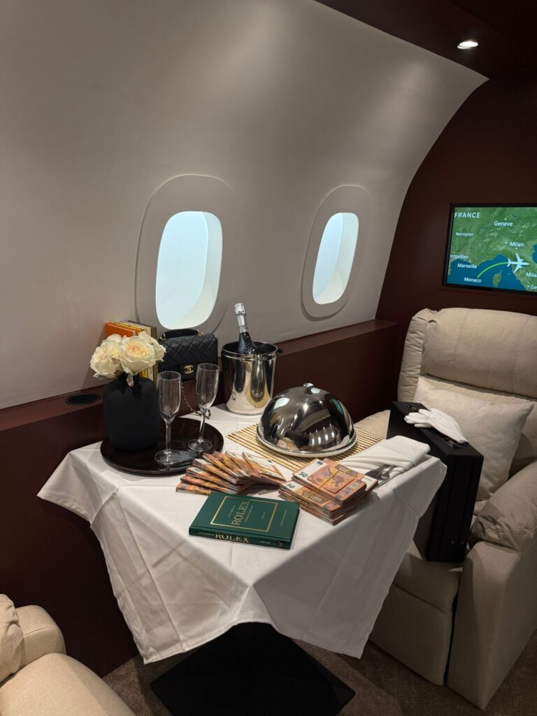 Privéjet shootlocatie