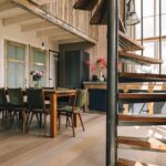 Houten cabin shootlocatie