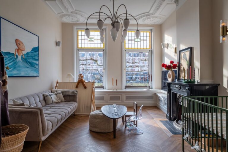 Karaktervol herenhuis woonkamer