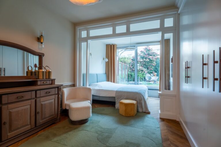 Karaktervol herenhuis slaapkamer