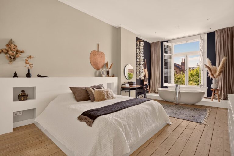 Ibiza stijl interieur slaapkamer