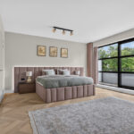 Minimalistisch luxe appartement slaapkamer