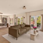 Vrijstaande woning met woonkeuken woonkamer