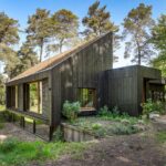 Architectonische bosvilla buiten 5