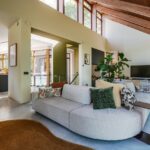 Architectonische bosvilla woonkamer 3