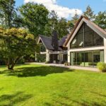 Design villa in het groen
