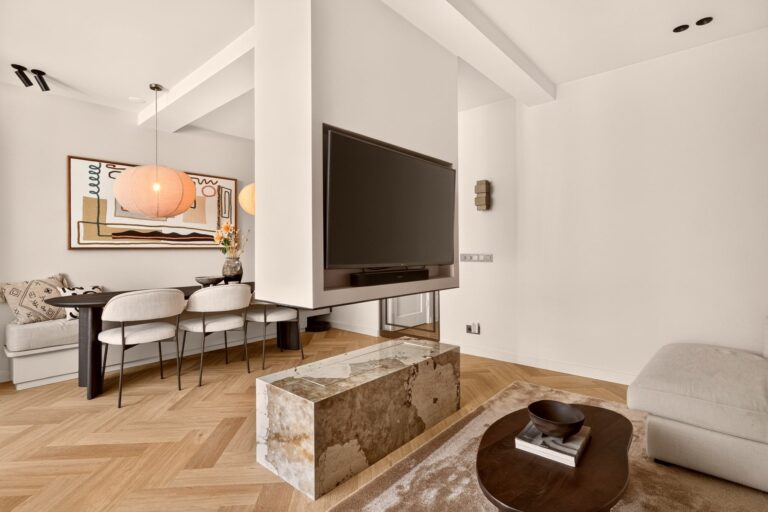Modern appartement woonkamer