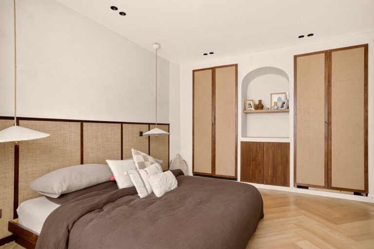 Modern appartement slaapkamer