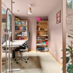 Retro interieur met vide kantoor