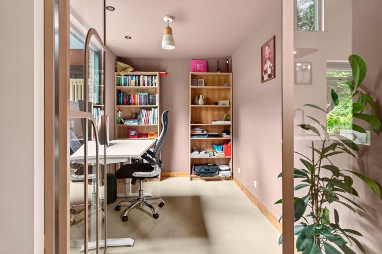 Retro interieur met vide kantoor