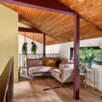 Retro interieur met vide
