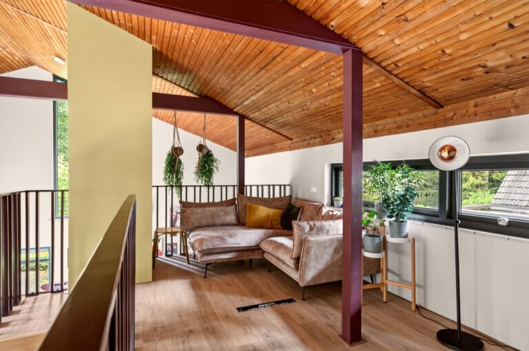 Retro interieur met vide